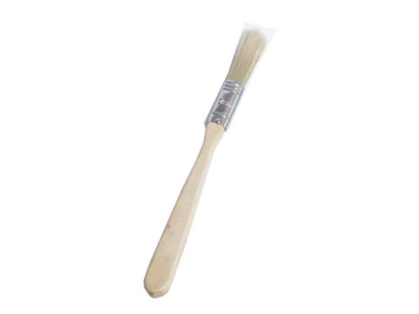 0.5" Natural bristle laminating brush - Wooden Handle